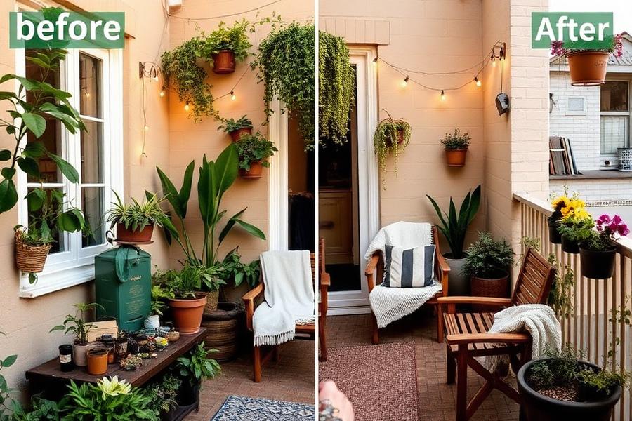 Före och efter: En balkong förvandlas