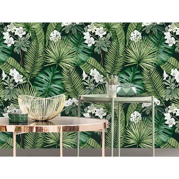 DUTCH WALLCOVERINGS Tapet Eden svart och mörkgrön - Bild 7