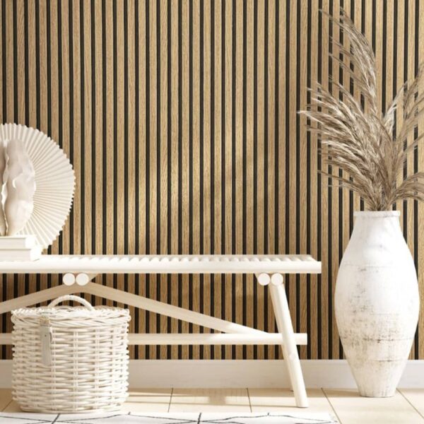 Noordwand Tapet Botanica Wooden Slats brun och ek