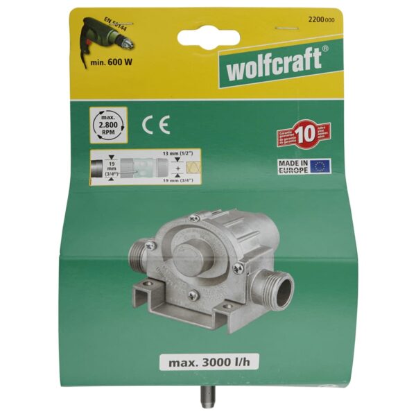 wolfcraft Borrdriven pump 3000 l/h S=8 mm 2200000 - Bild 5