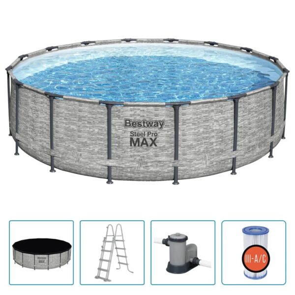 Bestway Pool Power steel rund 488x122 cm - Bild 2