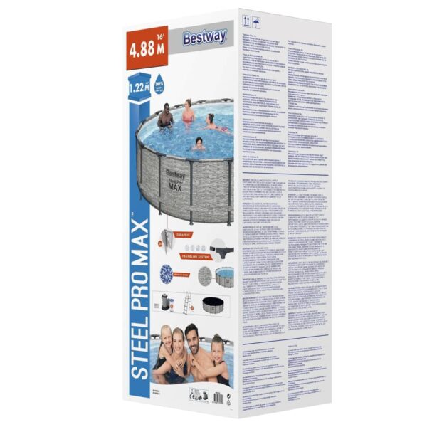 Bestway Pool Power steel rund 488x122 cm - Bild 10