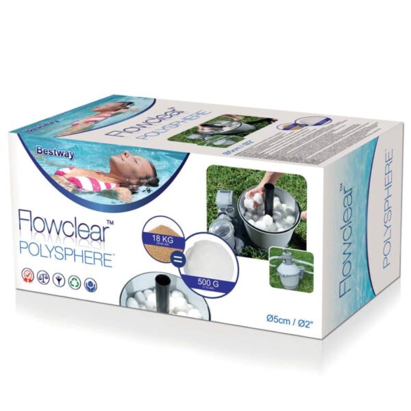 Bestway Flowclear Polysphere filterbollar 500 g 58475 - Bild 7