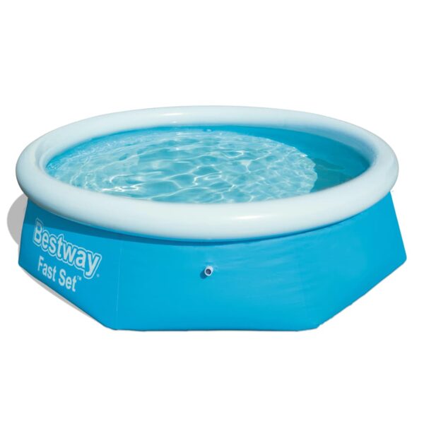 Bestway Pool uppblåsbar Fast Set rund 244x66 cm 57265 - Bild 2