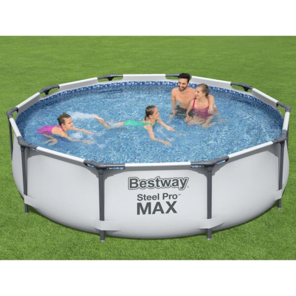 Bestway Pool med stålram Steel Pro MAX med tillbehör 305x76 cm