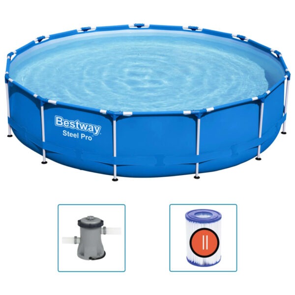 Bestway Pool med ram Steel Pro 396x84 cm - Bild 2