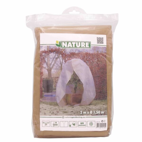 Nature Täckduk fleece med blixtlås 70 g/m² beige 2x1,5x1,5 m - Bild 5