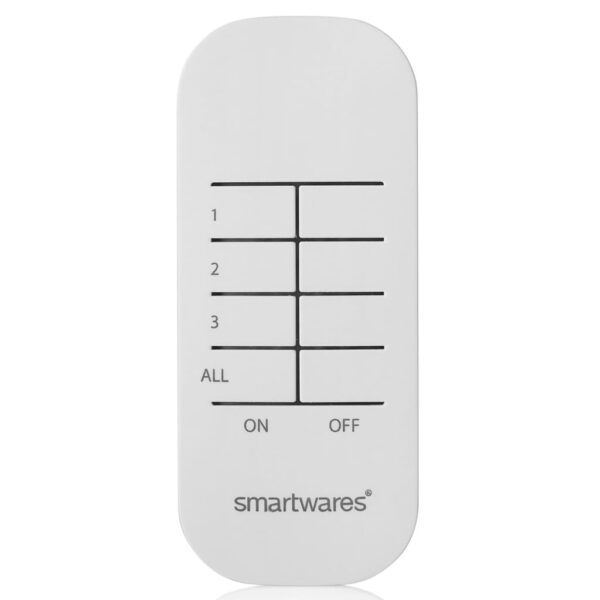 Smartwares Strömbrytarset inomhus 8x5,5x5,5 cm vit - Bild 6