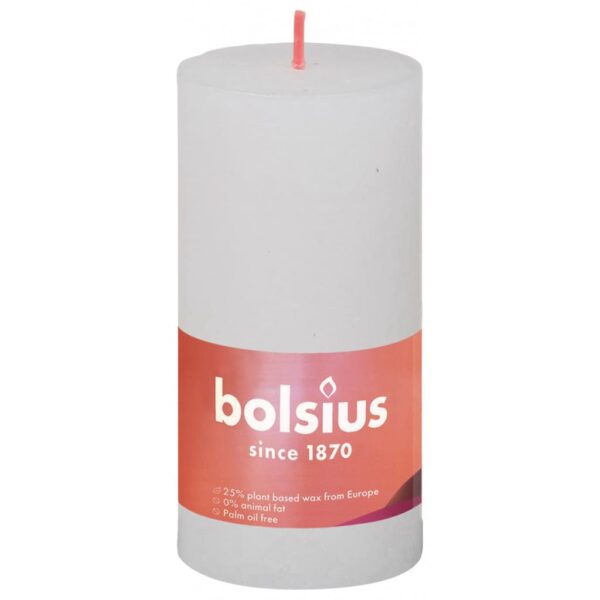 Bolsius Blockljus Shine 8-pack 100x50 mm molnvit - Bild 2