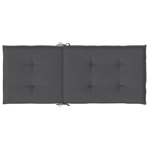 Stolsdynor 2 st antracit 120x50x3 cm tyg - Bild 6