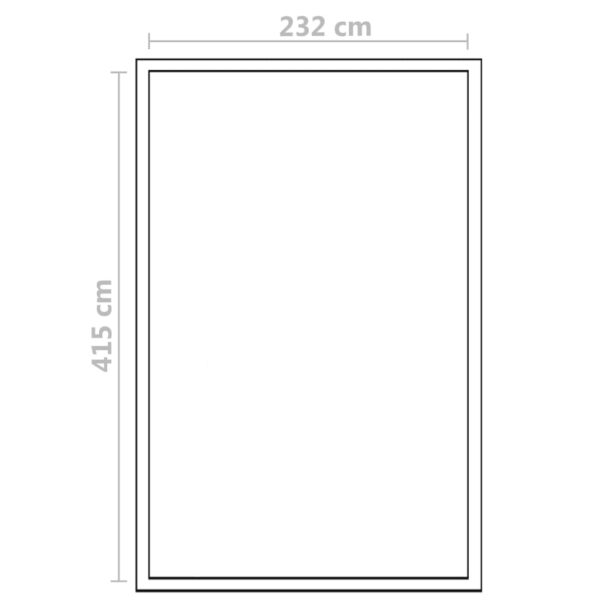 Växthus 10,53 m² förstärkt aluminium - Bild 10