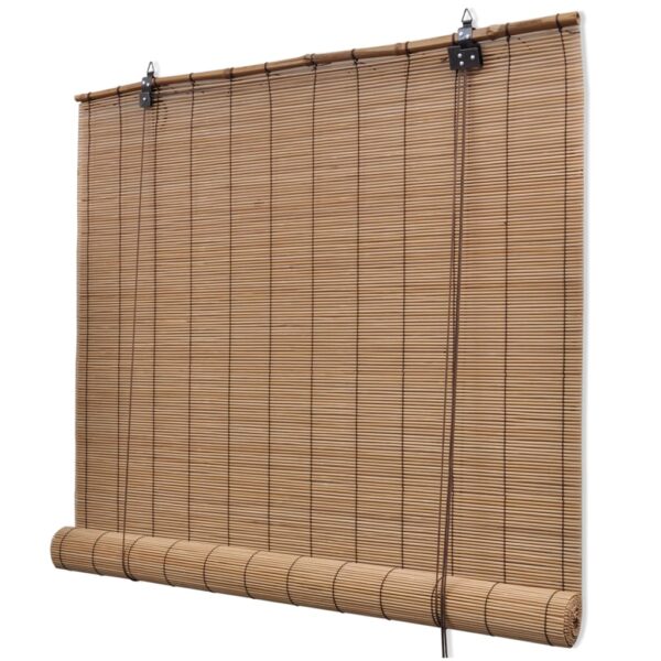 Rullgardin bambu 150x160 cm brun - Bild 2