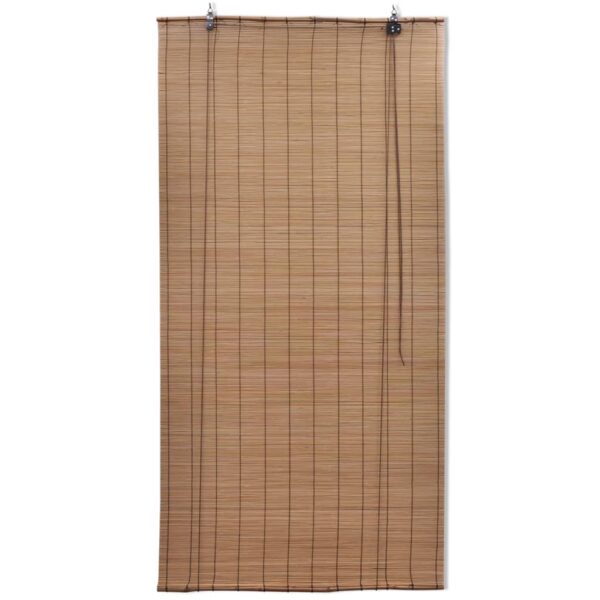 Rullgardin bambu 150x160 cm brun - Bild 3