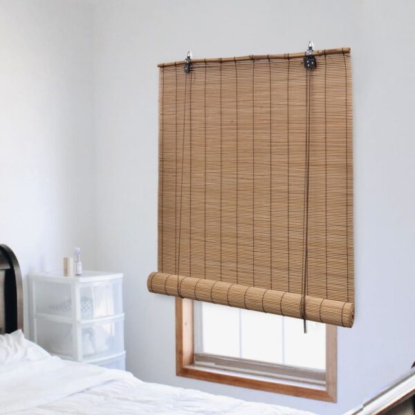 Rullgardin bambu 150x160 cm brun