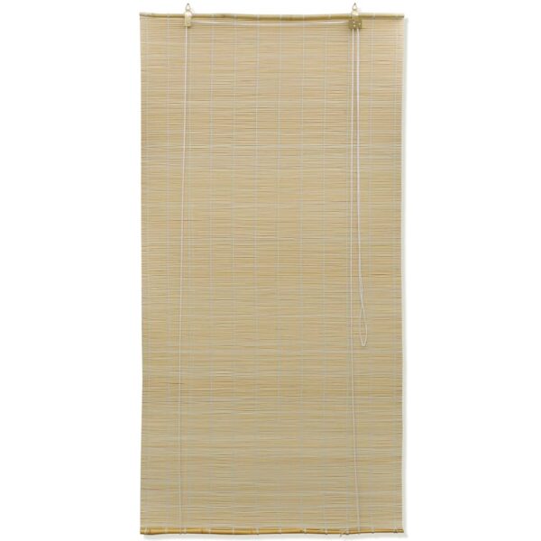 Rullgardin bambu 80x220 cm naturlig - Bild 3