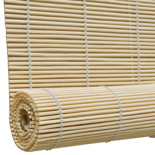 Rullgardin bambu 80x220 cm naturlig - Bild 5