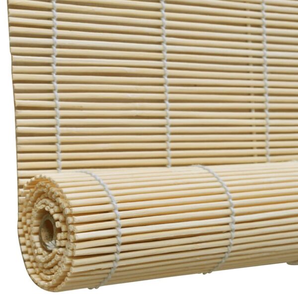 Rullgardin naturlig bambu 120 x 220 cm - Bild 4