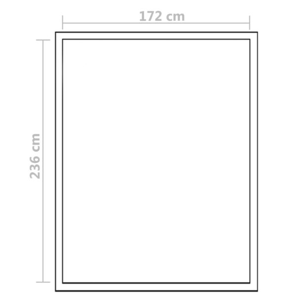 Växthus i förstärkt aluminium med basram 4,6 m² - Bild 12