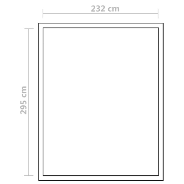 Växthus i förstärkt aluminium med basram 7,55 m² - Bild 12