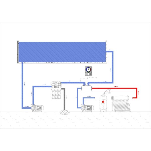 Poolvärmeväxlare 485 x 134 mm 60 kW - Bild 7