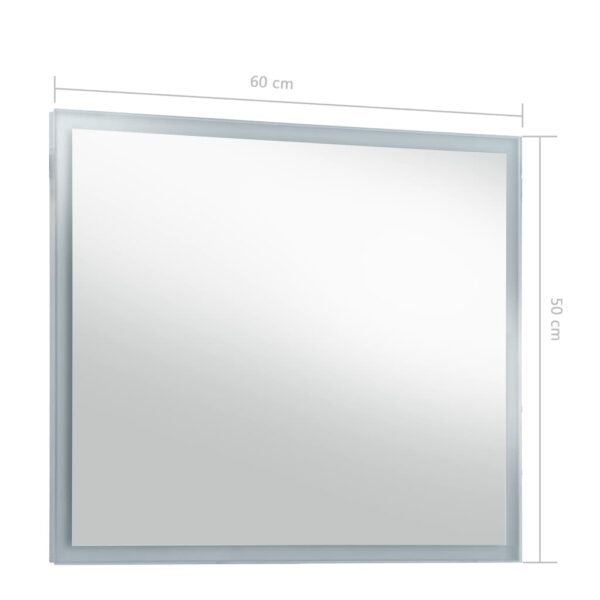 Badrumsspegel LED 60x50 cm - Bild 8