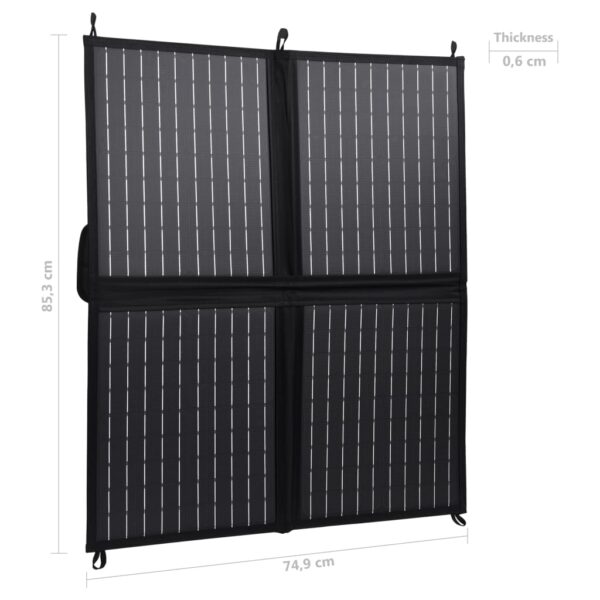 Vikbar solpanel 80 W 12 V - Bild 9