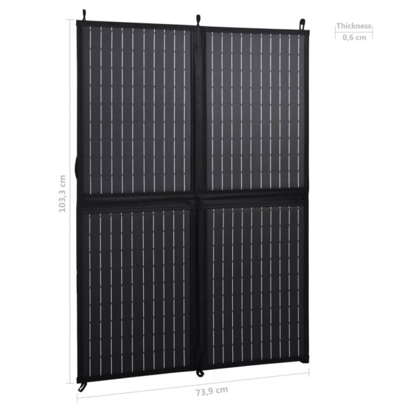 Vikbar solpanel 100 W 12 V - Bild 9