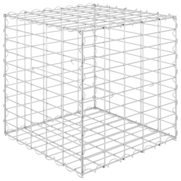 Planteringsgabion upphöjd stål 50x50x50 cm - Bild 2