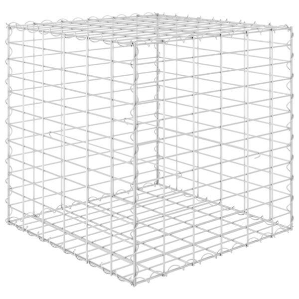 Planteringsgabion upphöjd stål 60x60x60 cm - Bild 2