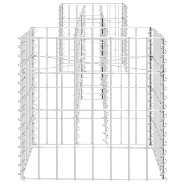 Planteringsgabion H-formad stål 260x40x40 cm - Bild 4