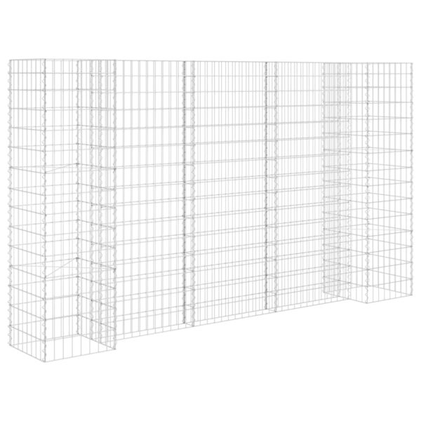 Planteringsgabion H-formad stål 260x40x150 cm - Bild 2