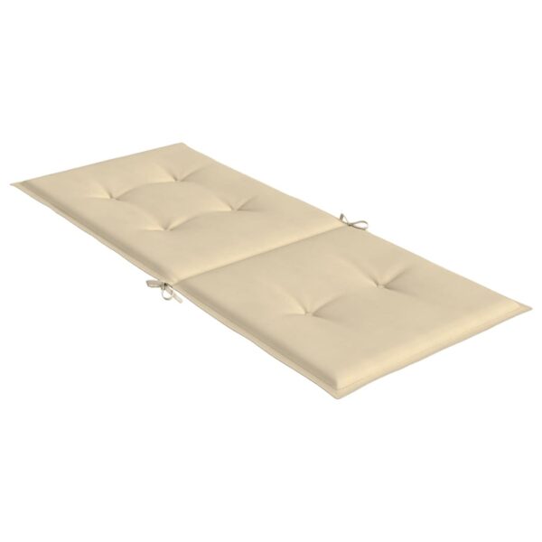 Stolsdynor 2 st beige 120x50x3 cm tyg - Bild 5