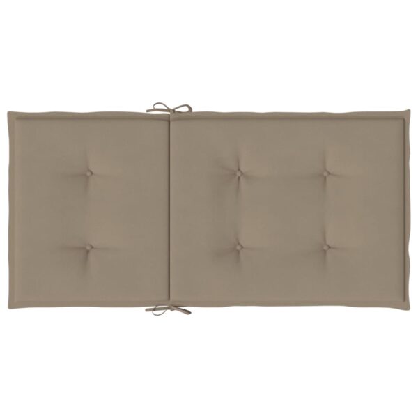 Stolsdynor 2 st taupe 100x50x3 cm oxfordtyg - Bild 6