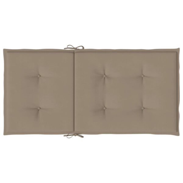 Stolsdynor 4 st taupe 100x50x3 cm oxfordtyg - Bild 6