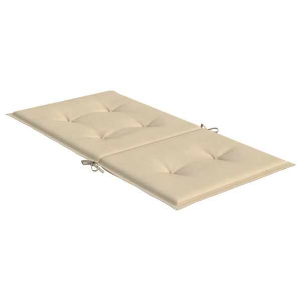 Stolsdynor 2 st beige 100x50x3 cm oxfordtyg - Bild 5