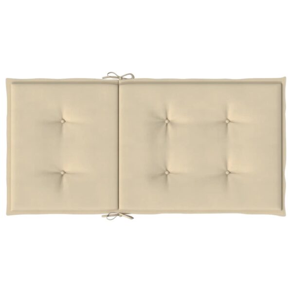 Stolsdynor 2 st beige 100x50x3 cm oxfordtyg - Bild 6