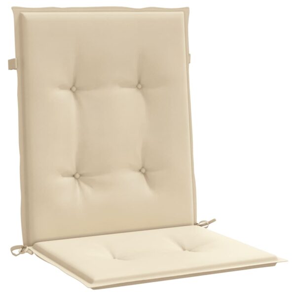 Stolsdynor 4 st beige 100x50x3 cm oxfordtyg - Bild 3