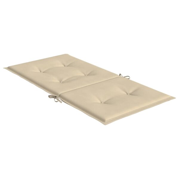 Stolsdynor 4 st beige 100x50x3 cm oxfordtyg - Bild 5