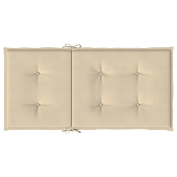 Stolsdynor 4 st beige 100x50x3 cm oxfordtyg - Bild 6