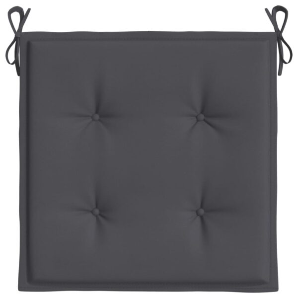 Stolsdynor 4 st antracit 40x40x3 cm oxfordtyg - Bild 5