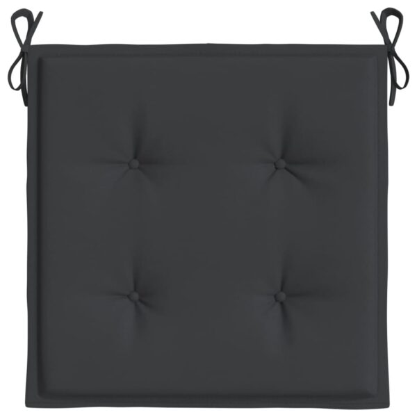 Stolsdynor 4 st svart 40x40x3 cm oxfordtyg - Bild 5