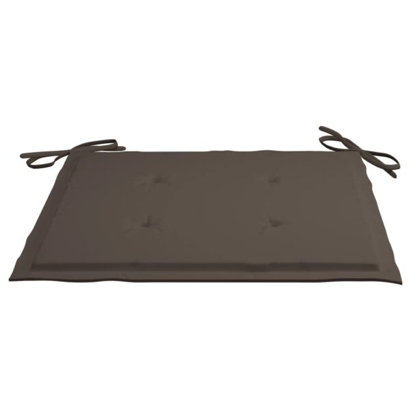 Stolsdynor 4 st taupe 40x40x3 cm oxfordtyg - Bild 5