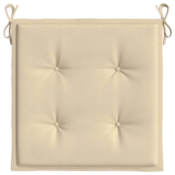 Stolsdynor 4 st beige 40x40x3 cm oxfordtyg - Bild 5