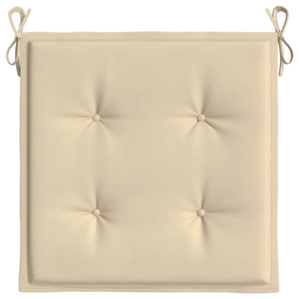 Stolsdynor 2 st beige 50x50x3 cm oxfordtyg - Bild 5