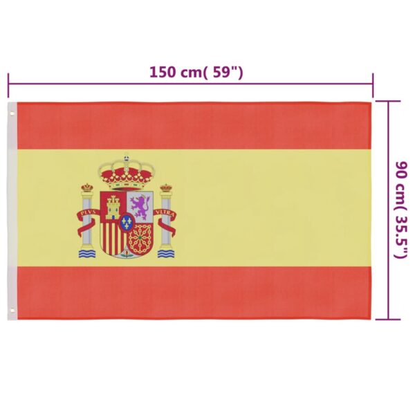 Spaniens flagga 90x150 cm - Bild 5