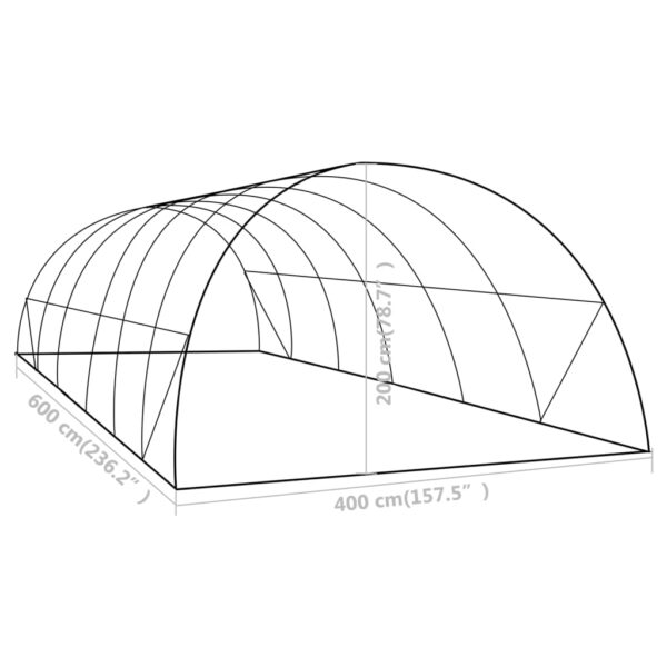 Växthus 24 m² 6x4x2 m - Bild 10