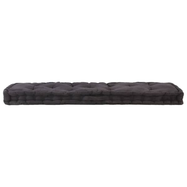 Dyna till pallsoffa bomull 120x40x7 cm svart - Bild 2