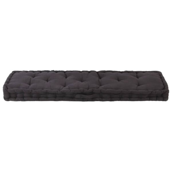 Dyna till pallsoffa bomull 120x40x7 cm svart - Bild 3