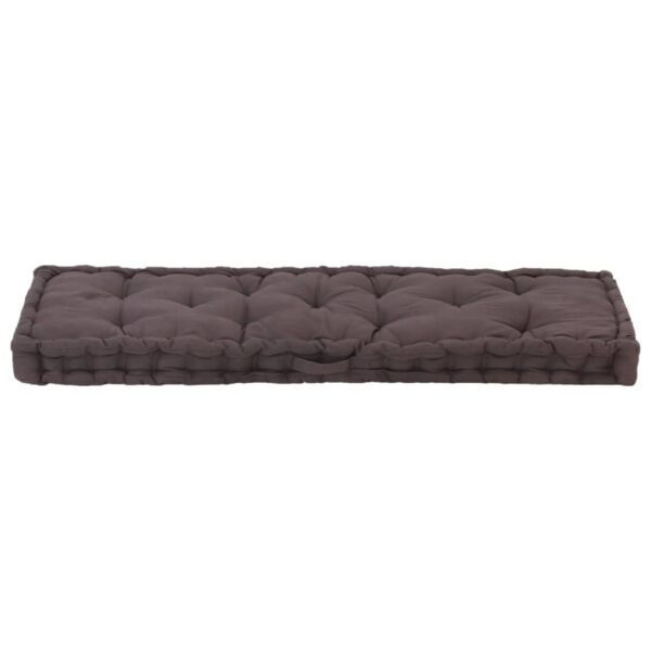 Dyna till pallsoffa bomull 120x40x7 cm antracit - Bild 3