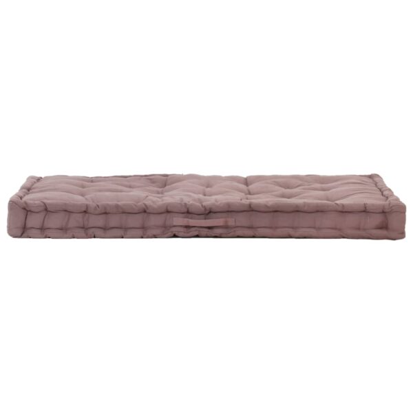 Dyna till pallsoffa bomull 120x80x10 cm taupe - Bild 2